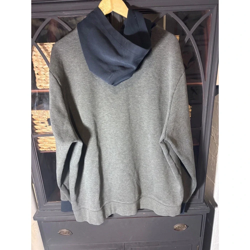 Polo Ralph Lauren Hoodie Mens XXL Gray Blue Performance Script Logo Pullover